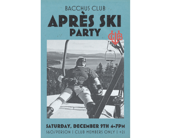 Apres Ski Party Invitation Ski Theme Invitation Holiday 
